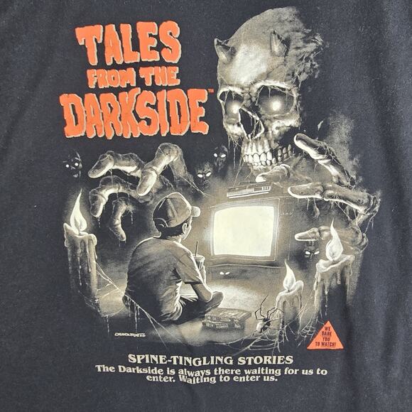 Frightrags Tales From The Darkside Shirt Size XXL Skull Demon Horror TV Show - Picture 3 of 5